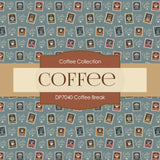 Coffee Break Digital Paper DP7040 - Digital Paper Shop