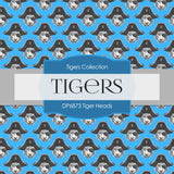 Tiger Heads Digital Paper DP6873 - Digital Paper Shop