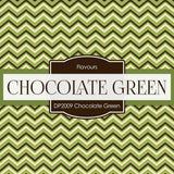 Chocolate Green Digital Paper DP2009 - Digital Paper Shop