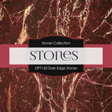 Dark Edge Stones Digital Paper DP7150 - Digital Paper Shop
