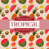Tropical Elements Digital Paper DP4002 - Digital Paper Shop