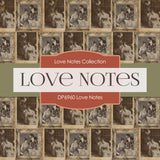 Love Notes Digital Paper DP6960 - Digital Paper Shop