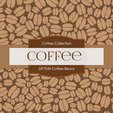 Coffee Beans Digital Paper DP7049 - Digital Paper Shop