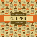 Pumpkin Digital Paper DP3396 - Digital Paper Shop