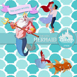 The Little Mermaid Digital Paper DP3030 - Digital Paper Shop - 4