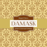 Damask Patterns Digital Paper DP3612 - Digital Paper Shop