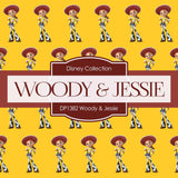 Woody Jessie Digital Paper DP1382 - Digital Paper Shop