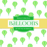 Hot Air Balloons Digital Paper DP1307 - Digital Paper Shop