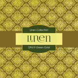 Green Gold Digital Paper DP619 - Digital Paper Shop