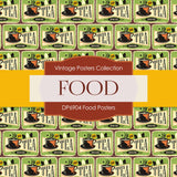 Food Posters Digital Paper DP6904 - Digital Paper Shop