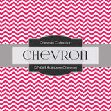 Rainbow Chevron Digital Paper DP4069B - Digital Paper Shop - 4