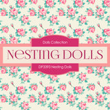Nesting Dolls Digital Paper DP3393 - Digital Paper Shop