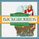 Christian Backgrounds Digital Paper DP6652 - Digital Paper Shop