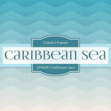 Caribbean Sea Digital Paper DP4058 - Digital Paper Shop