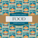 Food Posters Digital Paper DP6900 - Digital Paper Shop