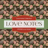 Love Notes Digital Paper DP6968 - Digital Paper Shop