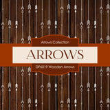 Wooden Arrows Digital Paper DP6019 - Digital Paper Shop - 4