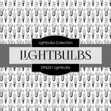 Lightbulbs Digital Paper DP6231A - Digital Paper Shop
