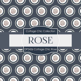 Cottage Chic Rose Digital Paper DP2426 - Digital Paper Shop
