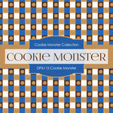 Cookie Monster Digital Paper DP6115 - Digital Paper Shop