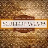 Scallop Wave Digital Paper DP6315A - Digital Paper Shop