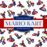 Mario Kart Digital Paper DP3780A - Digital Paper Shop