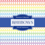 Rainbows Digital Paper DP6187B - Digital Paper Shop