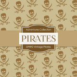 Vintage Pirates Digital Paper DP892 - Digital Paper Shop
