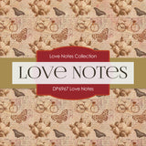 Love Notes Digital Paper DP6967 - Digital Paper Shop