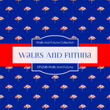 Wallis And Futuna Digital Paper DP6348 - Digital Paper Shop