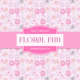 Floral Fun Digital Paper DP6084 - Digital Paper Shop