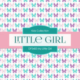 My Little Girl Digital Paper DP3400 - Digital Paper Shop