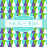 Monsters Digital Paper DP1032 - Digital Paper Shop