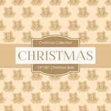Christmas Bells Digital Paper DP1587 - Digital Paper Shop