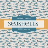 Seashells Digital Paper DP7097 - Digital Paper Shop