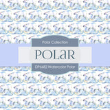 Watercolor Polar Digital Paper DP6682 - Digital Paper Shop