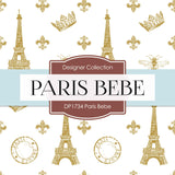 Paris Bebe Digital Paper DP1734 - Digital Paper Shop