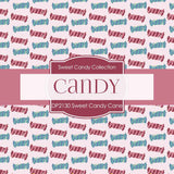 Sweet Candy Cane Digital Paper DP2130 - Digital Paper Shop