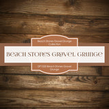 Beach Stones Gravel Grunge Digital Paper DP1535 - Digital Paper Shop