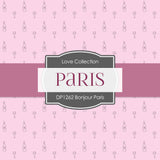 Bonjour Paris Digital Paper DP1262 - Digital Paper Shop