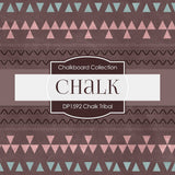 Chalk Tribal Digital Paper DP1592 - Digital Paper Shop