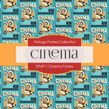 Cinema Posters Digital Paper DP6911 - Digital Paper Shop