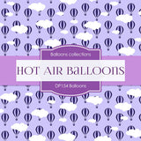 Hot Air Balloons Digital Paper DP154 - Digital Paper Shop
