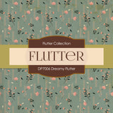 Dreamy Flutter Digital Paper DP7006B - Digital Paper Shop