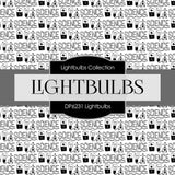 Lightbulbs Digital Paper DP6231A - Digital Paper Shop
