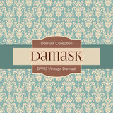 Vintage Damask Digital Paper DP953 - Digital Paper Shop - 4
