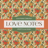 Love Notes Digital Paper DP6972 - Digital Paper Shop