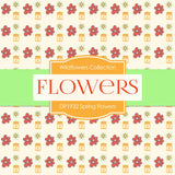 Spring Flowers Digital Paper DP1932 - Digital Paper Shop