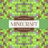 Minecraft Digital Paper DP3792A - Digital Paper Shop