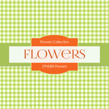 Flowers After Shower Digital Paper DP6085 - Digital Paper Shop